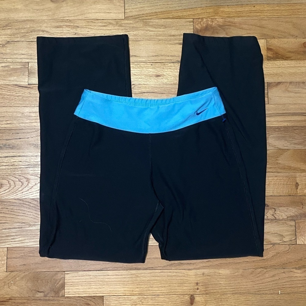 Nike Black Fit-Dri Yoga Pants